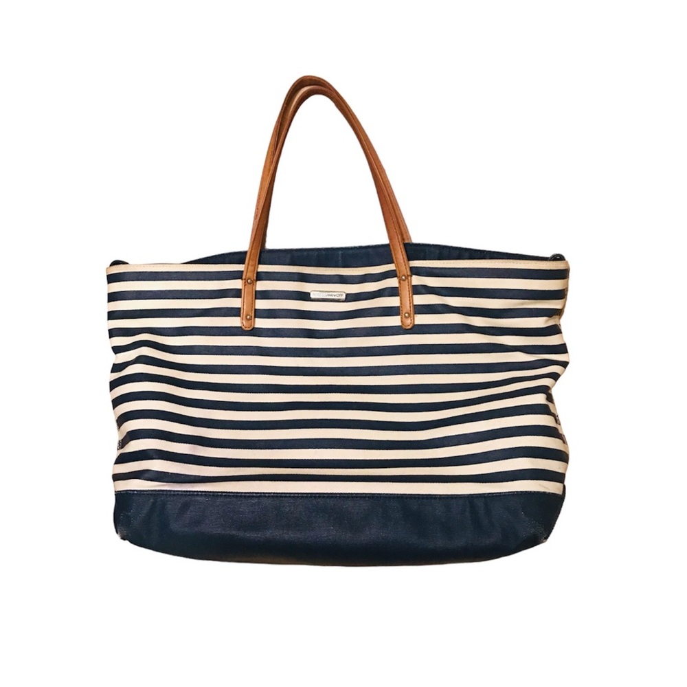 Beautiful Rebecca Minkoff nautical blue and white striped tote - Picture 14 of 14